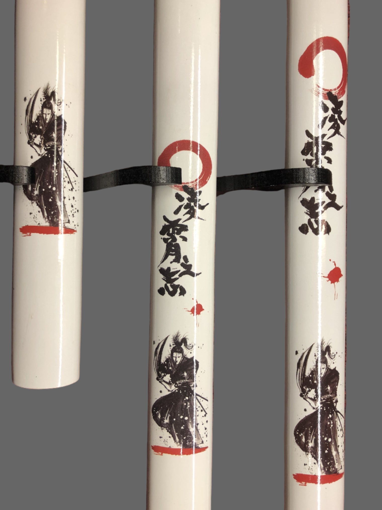 White & Black Samurai Sword Set