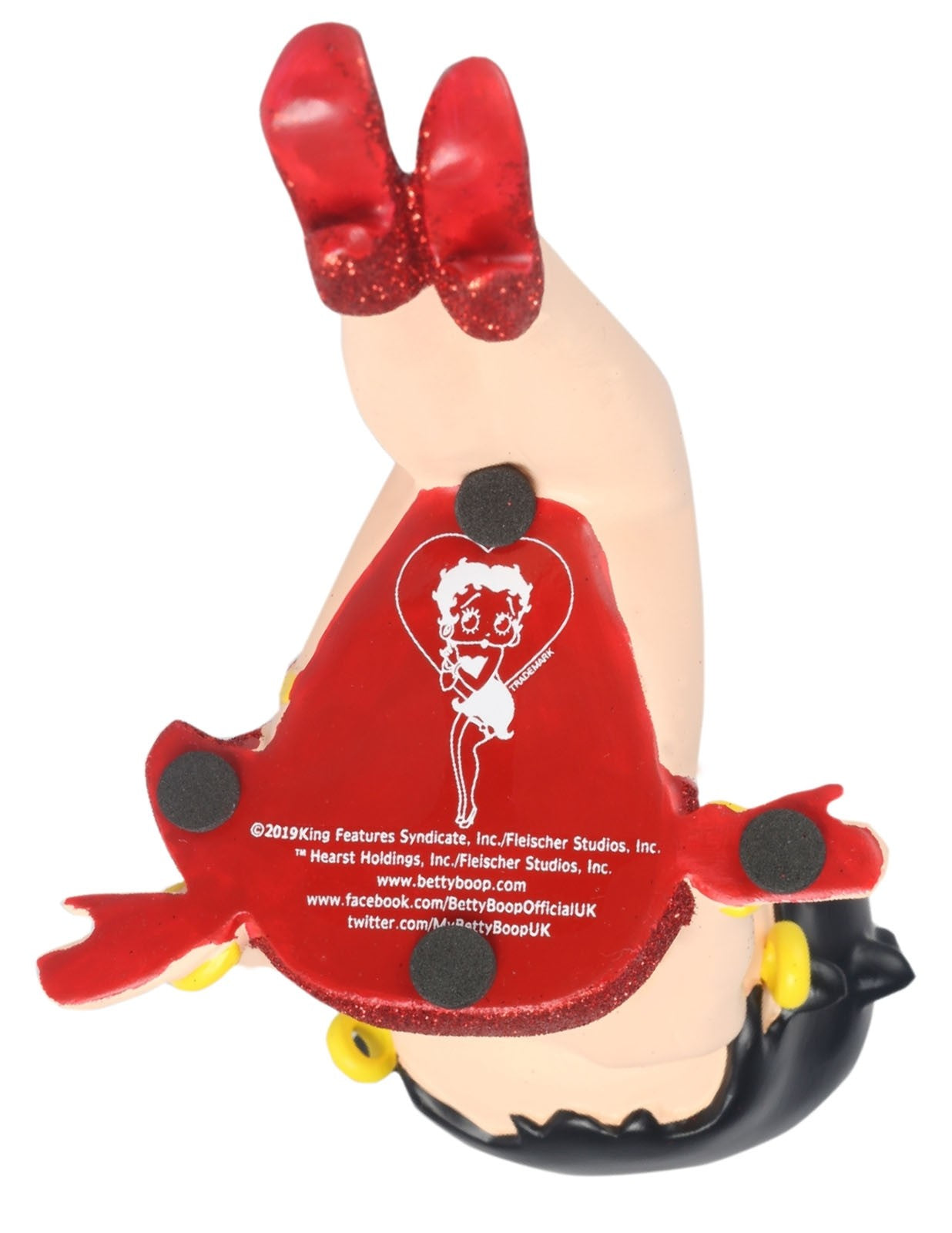 Betty Boop Figurine | Red Glitter Shelf Sitter