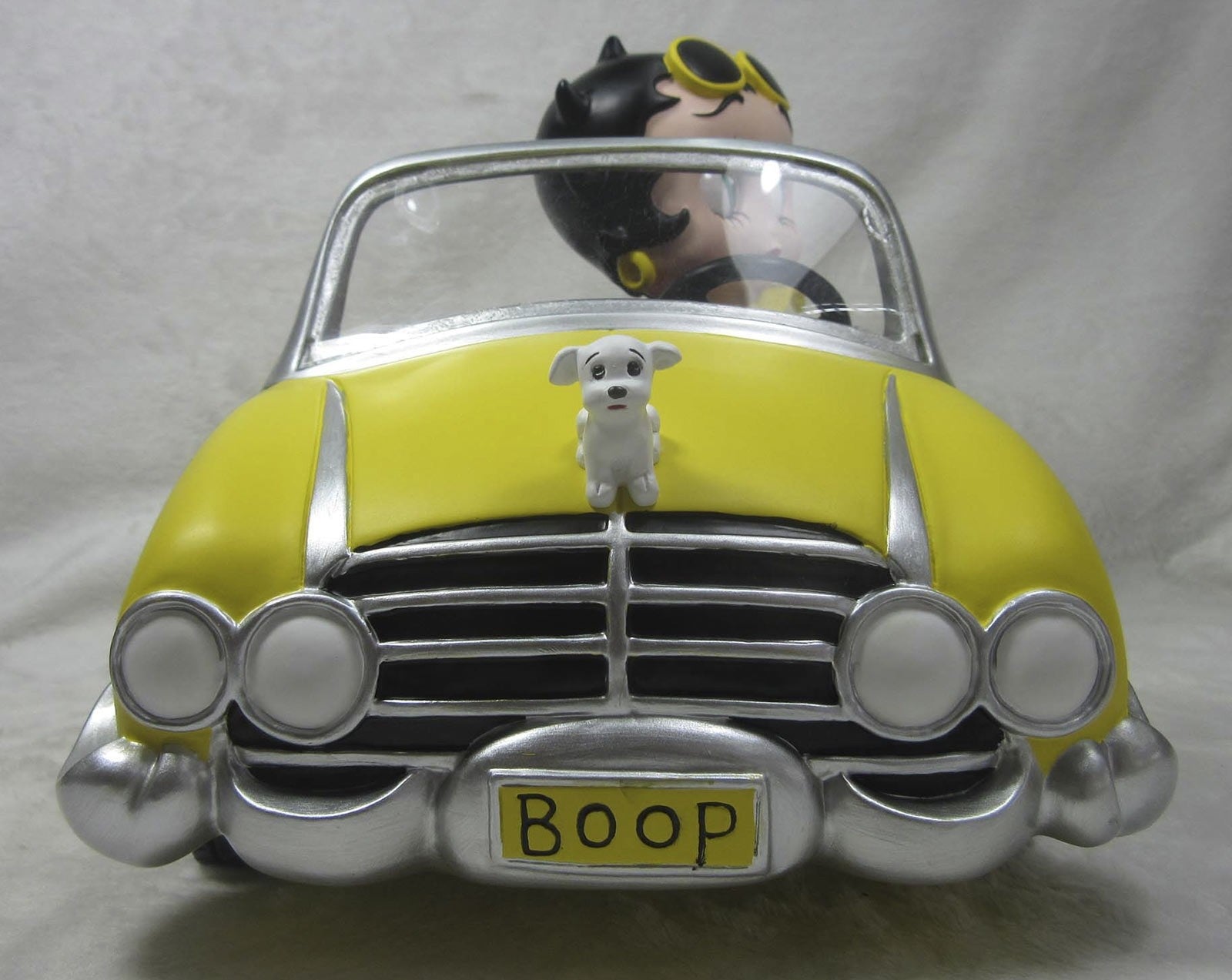 Betty Boop Figurine | Yellow Sports Car