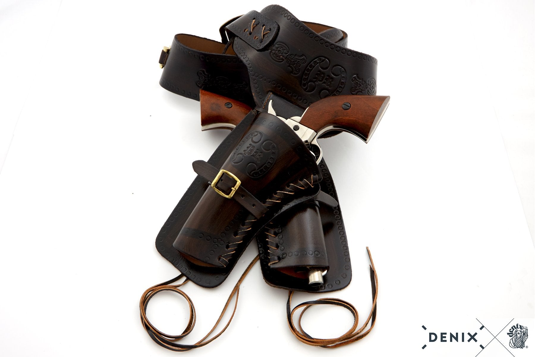 Double Leather Cartridge (Brown) Belt (AW1060)