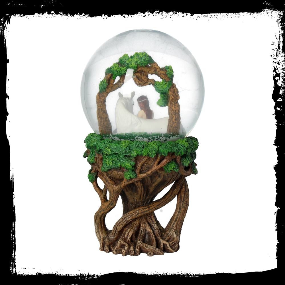 Pure Heart Snow Globe - Anne Stokes