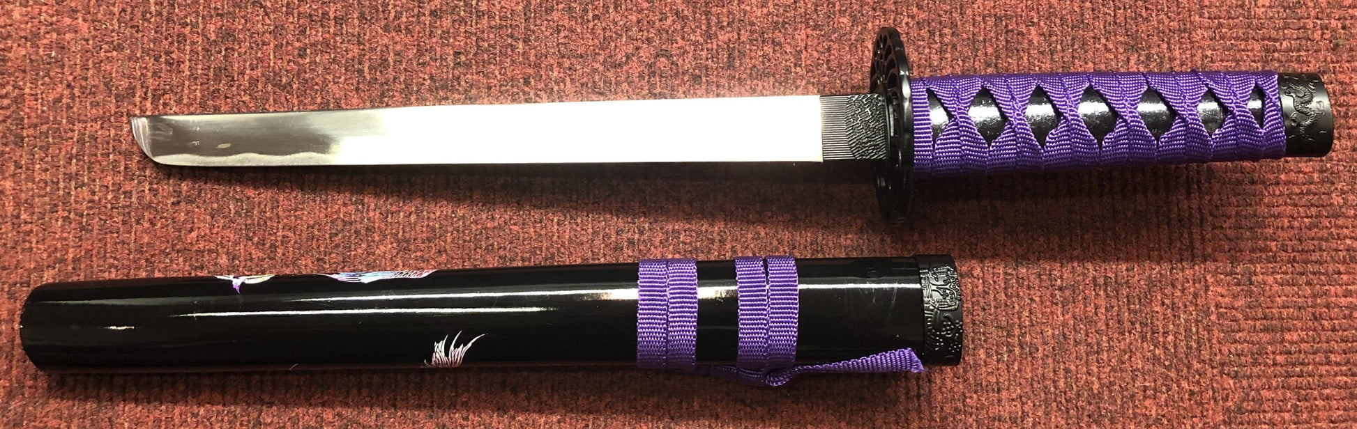 Purple Dragon Samurai Sword Set