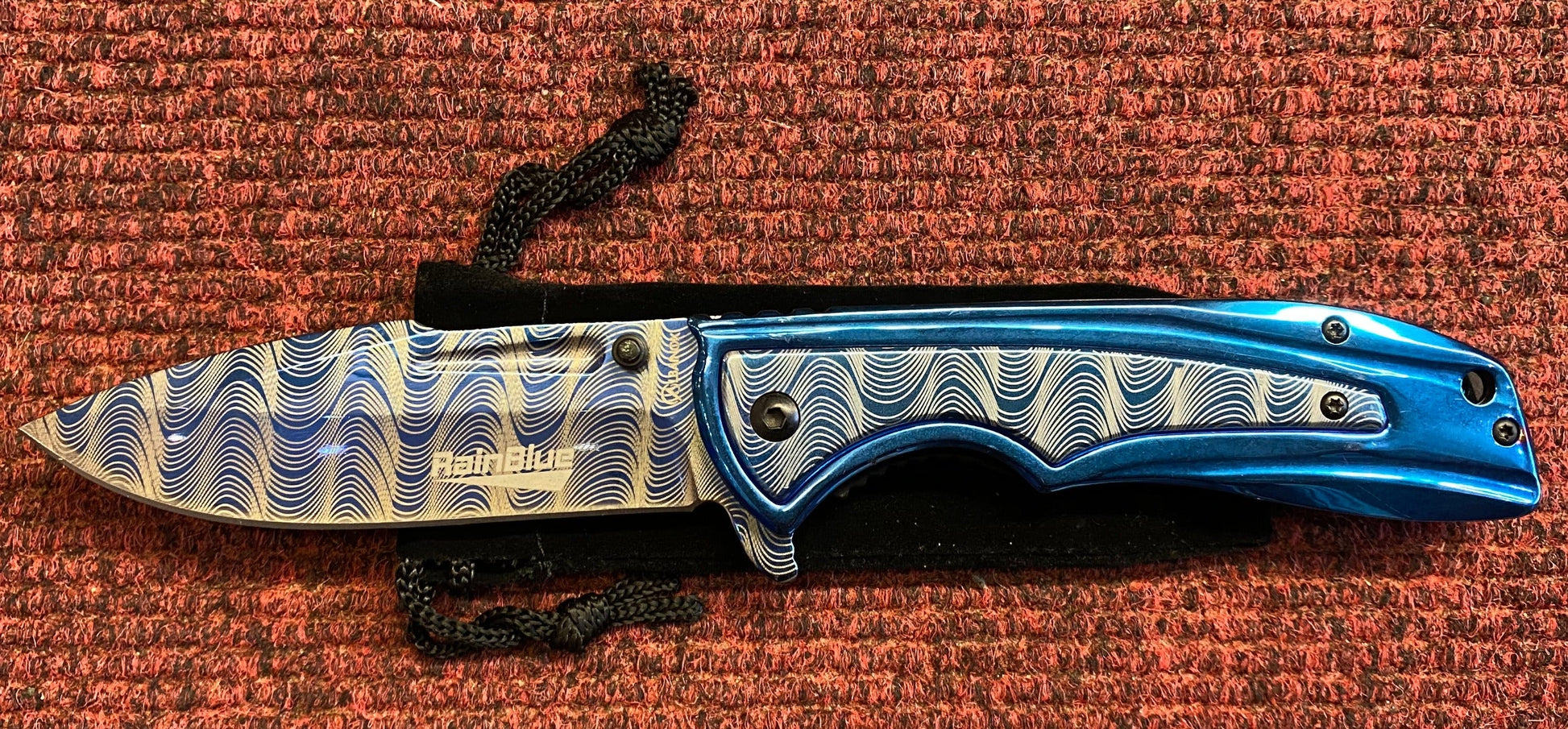RainBlue Blue Lock Knife