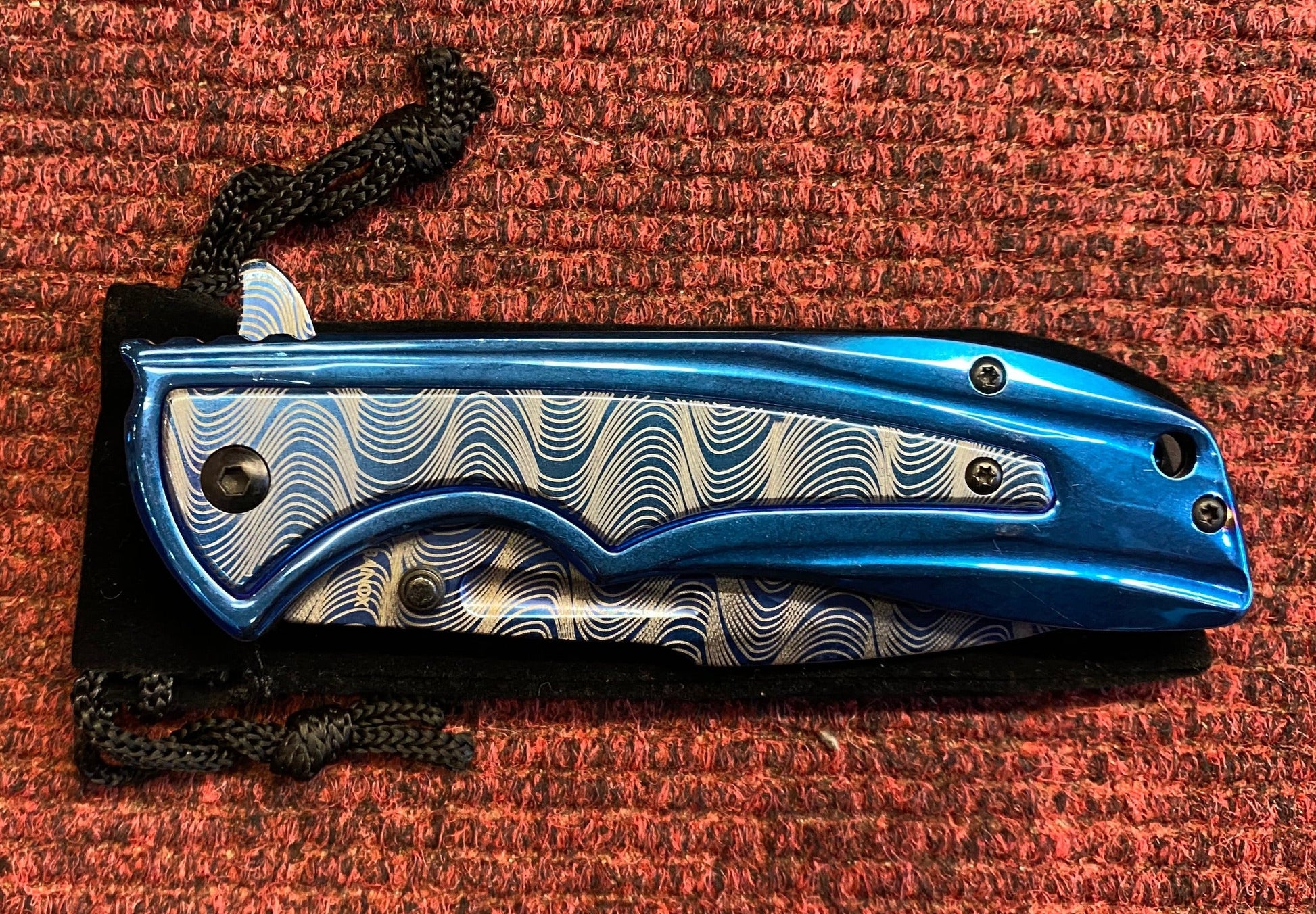RainBlue Blue Lock Knife