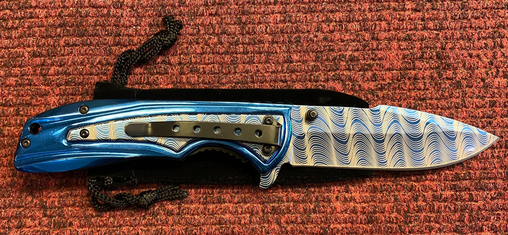 RainBlue Blue Lock Knife