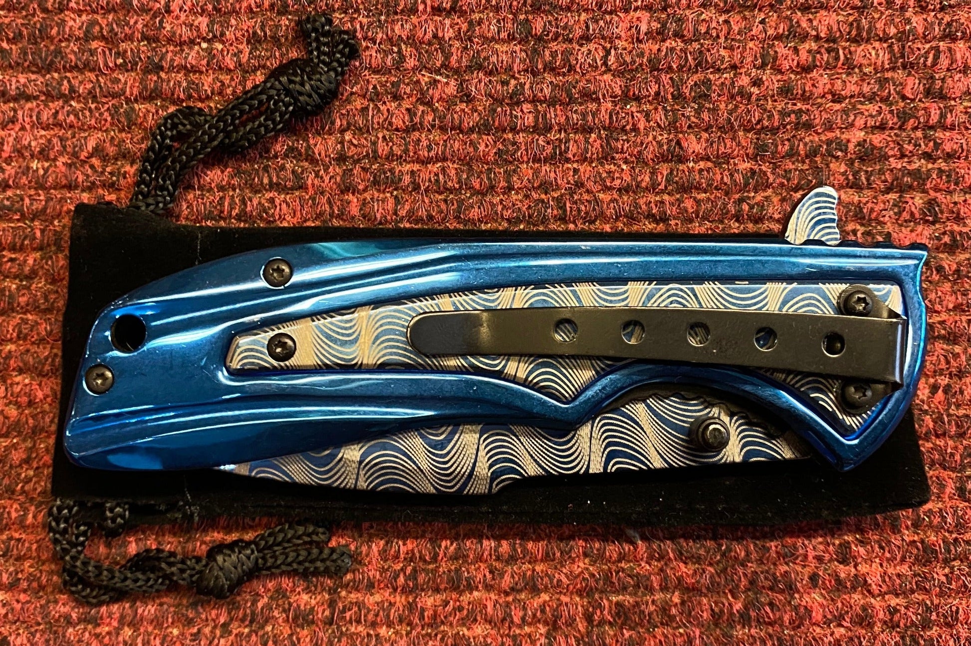 RainBlue Blue Lock Knife