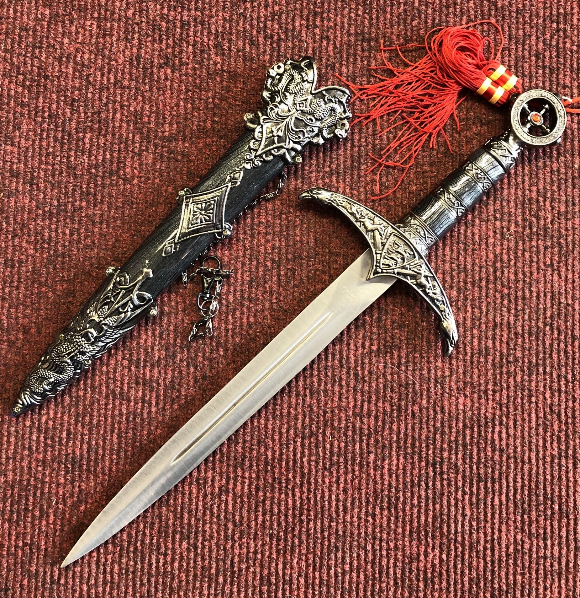 Silver Templar Dagger