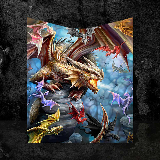Dragon Claw | Anne Stokes | Throw Nest Blanket