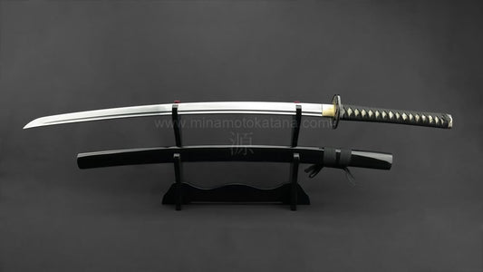 Warriors Rage Black | Minamoto | 1060 Clay Tempered | Katana