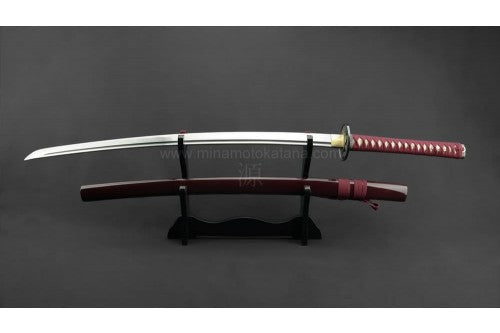 Warriors Rage Red | Minamoto | 1060 Clay Tempered | Katana