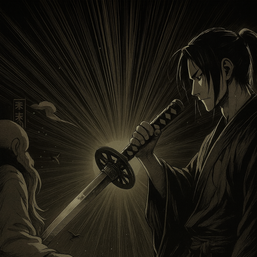 Demon Slayer Sword - Anime Character Holding a Demon Slayer Sword