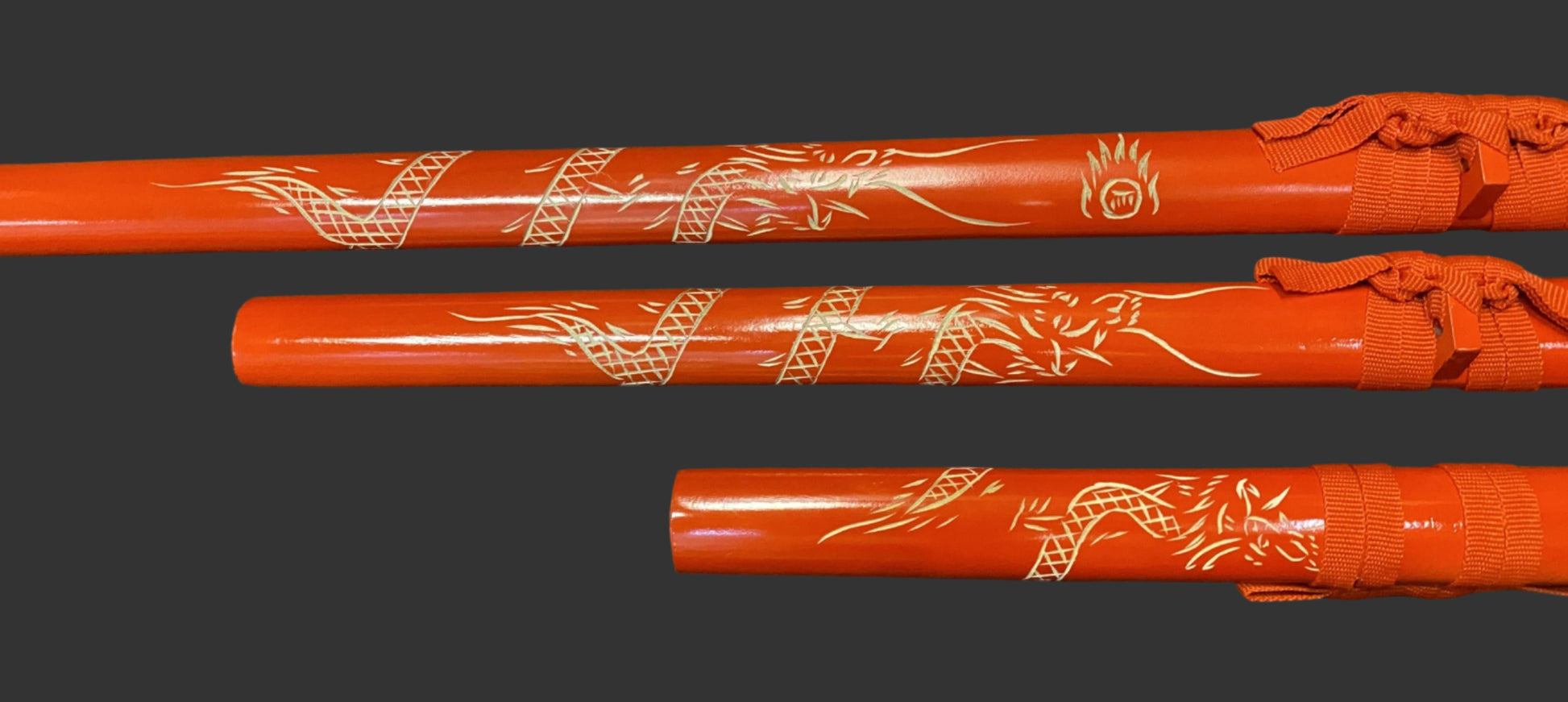 Dragon Red (Straight) Samurai Set
