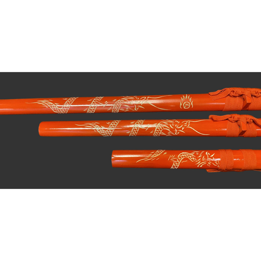 Dragon Red (Straight) Samurai Set