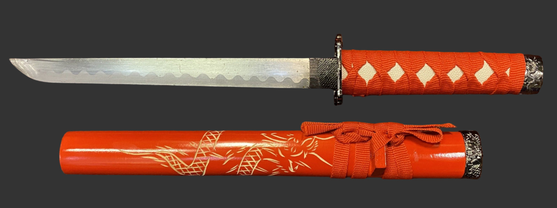 Dragon Red (Straight) Samurai Set