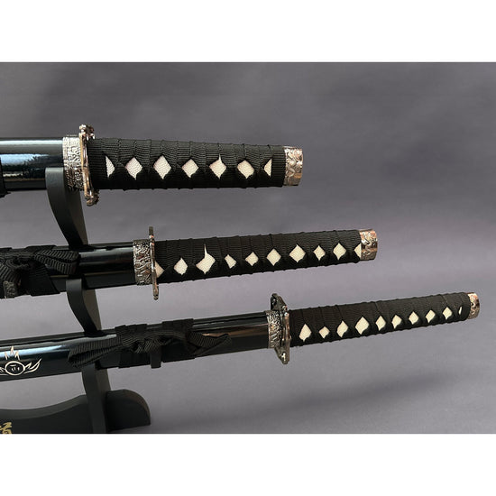 Dragon Black (Straight) Samurai Set