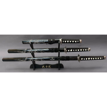 Dragon Black (Straight) Samurai Set