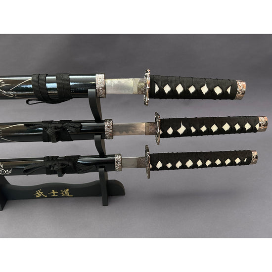 Dragon Black (Straight) Samurai Set