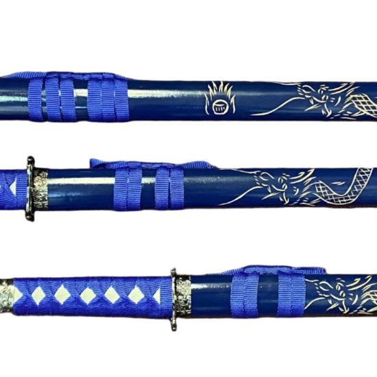 Dragon Blue (Straight) Samurai Set