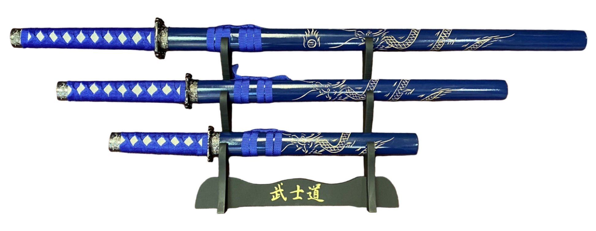 Dragon Blue (Straight) Samurai Set
