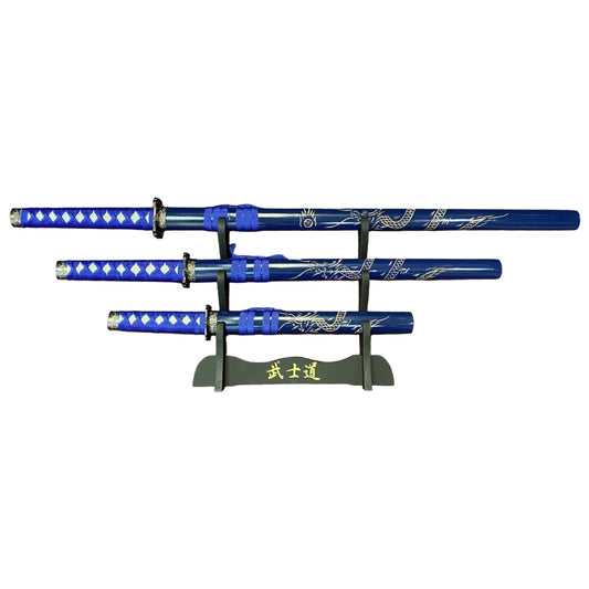 Dragon Blue (Straight) Samurai Set