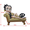 Betty Boop Cream Chaise Longue Figurine