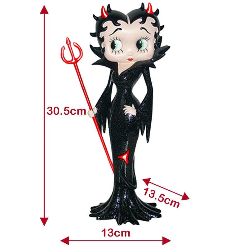 Betty Boop Demure - Rode Glitter Jurk Beeldje 21,5 cm Betty Boop Demure - Rode Glitter Jurk Beeldje 21,5 cm