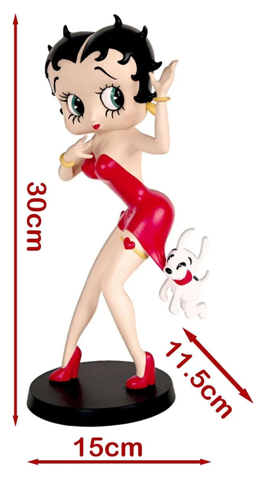 Betty Boop Being Chased Figurine