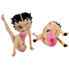 Betty Boop Pink Glitter Leg Up Figurine