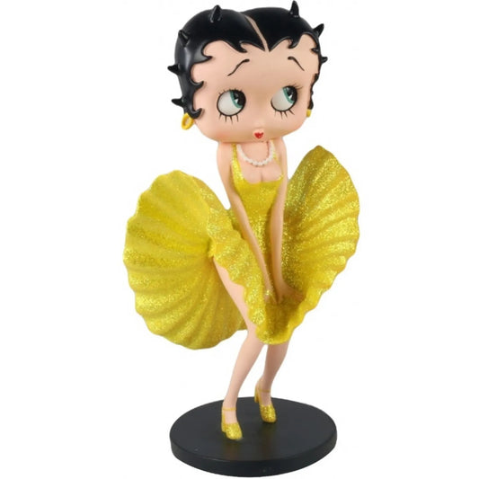 Betty Boop Figurine | Yellow Glitter | Cool Breeze | PRE-ORDER