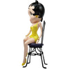 Betty Boop Yellow Glitter Chair Figurine