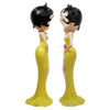 Betty Boop Yellow Glitter Holding Flowers Figurine