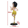 Betty Boop Yellow Glitter Blowing Kiss Figurine