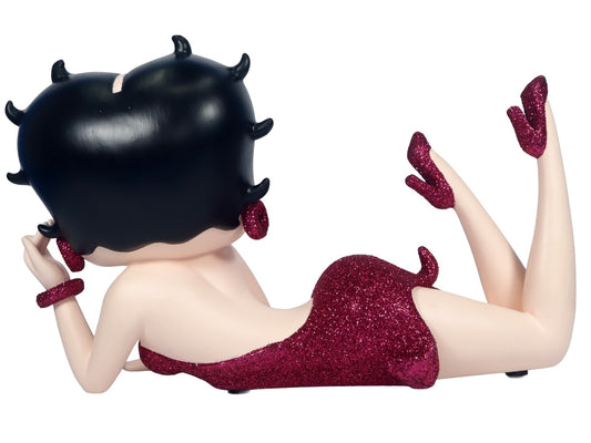 Betty Boop Figurine | Pink Fuchsia | Lying Down | PRE-ORDER
