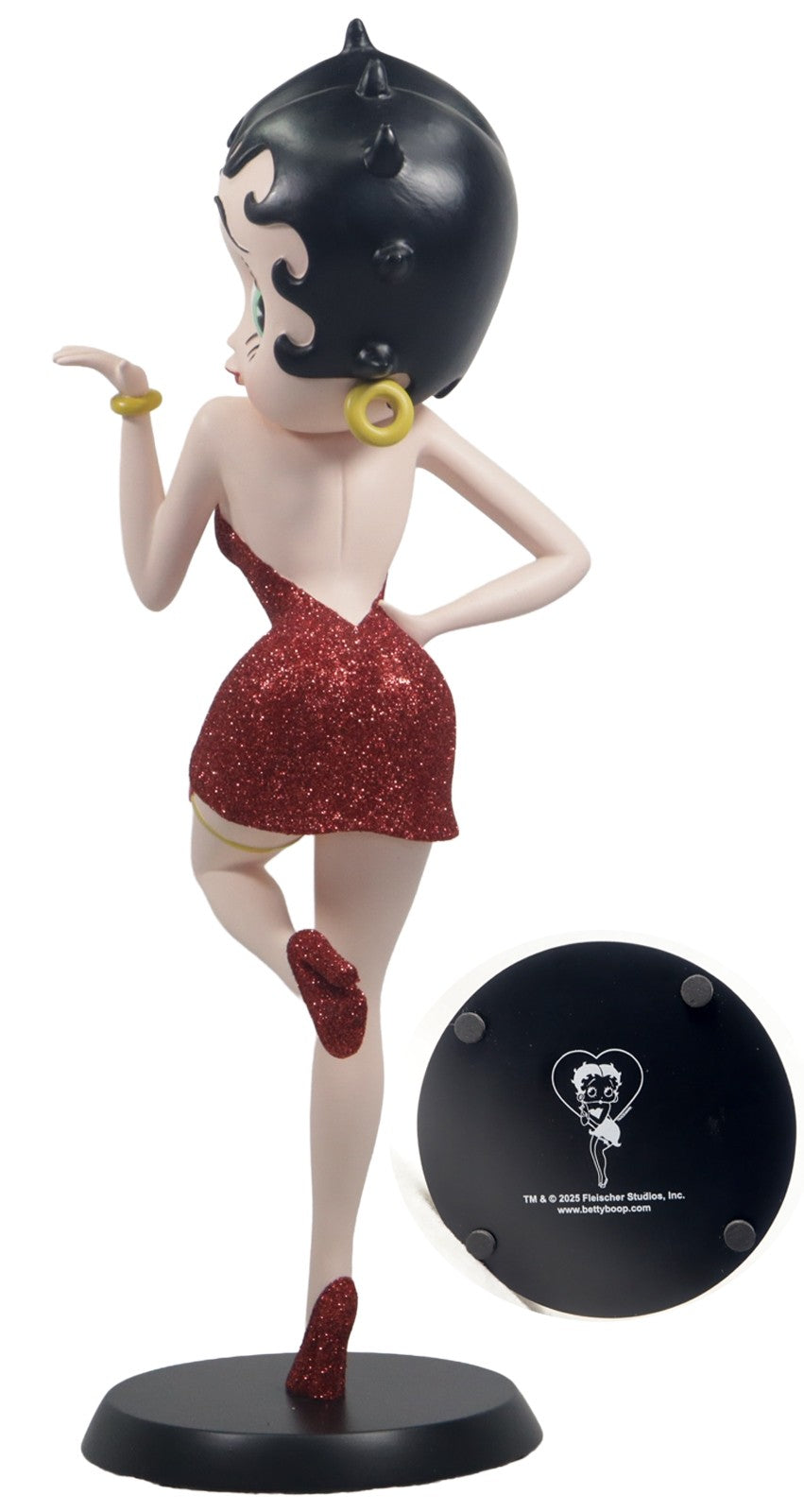Betty Boop Red Glitter Dress Blowing Kiss Figurine – Ancient Warrior