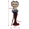 Betty Boop With Blue Glitter Pillow Box (Red Dress) Figurine