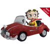 Betty Boop In Motor Car - Red Glitter Figurine