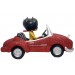 Betty Boop In Motor Car - Red Glitter Figurine