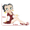 Betty Boop Figurine Demure Red Glitter Dress