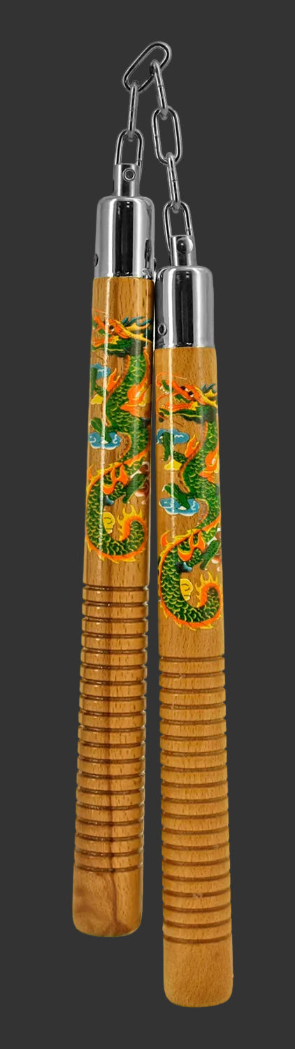 Dragon Wood Nunchucks (PRE-ORDER 17/4/26)