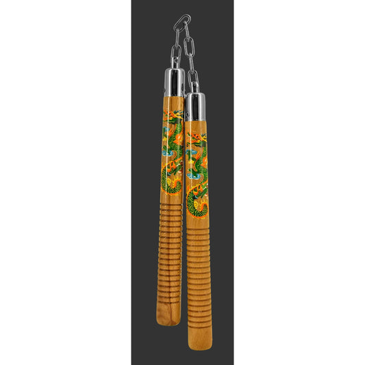 Dragon Wood Nunchucks