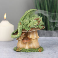 Green Dragon Incense Cone Holder - Anne Stokes (AW700)