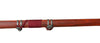 Sword with a red sheath on a white background