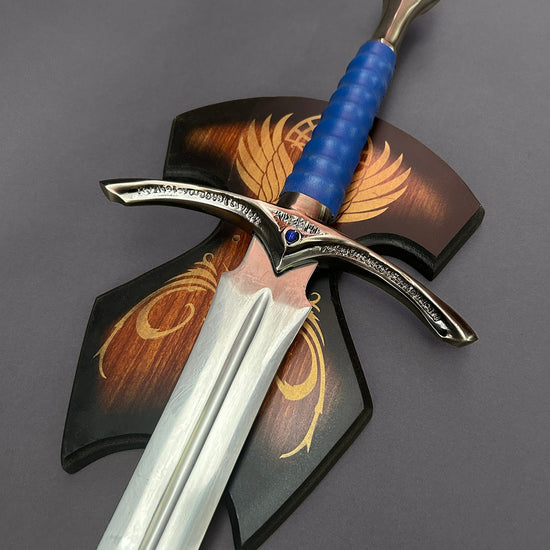Wizard's Blue (Rings) Plaque Sword