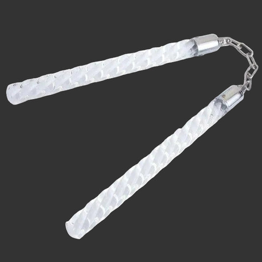 White Acrylic Nunchucks (PRE-ORDER 17/4/26)