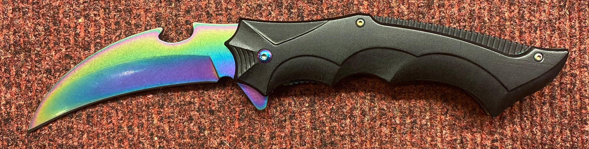 Alu Rainbow Lock Knife