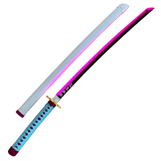 Mitsuri Kanroji Nichirin | Demon Slayer | Metal | Light Up | Katana Sword