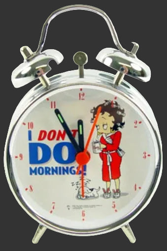 I Don't Do Mornings Betty Boop Alarm Clock