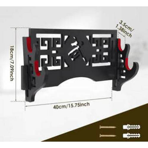 Designer Katana Two Piece Wall Sword Stand