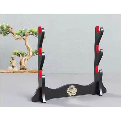 Katana Three Piece Sword Stand