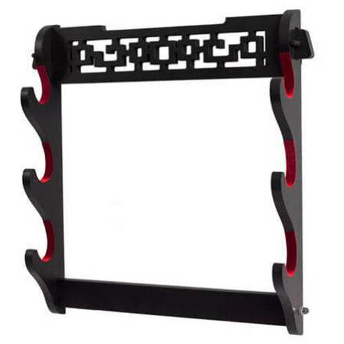 Designer Katana Three Piece Wall Sword Stand